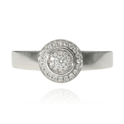 Fehér arany gyűrű 51-es méret (B33724_3I)